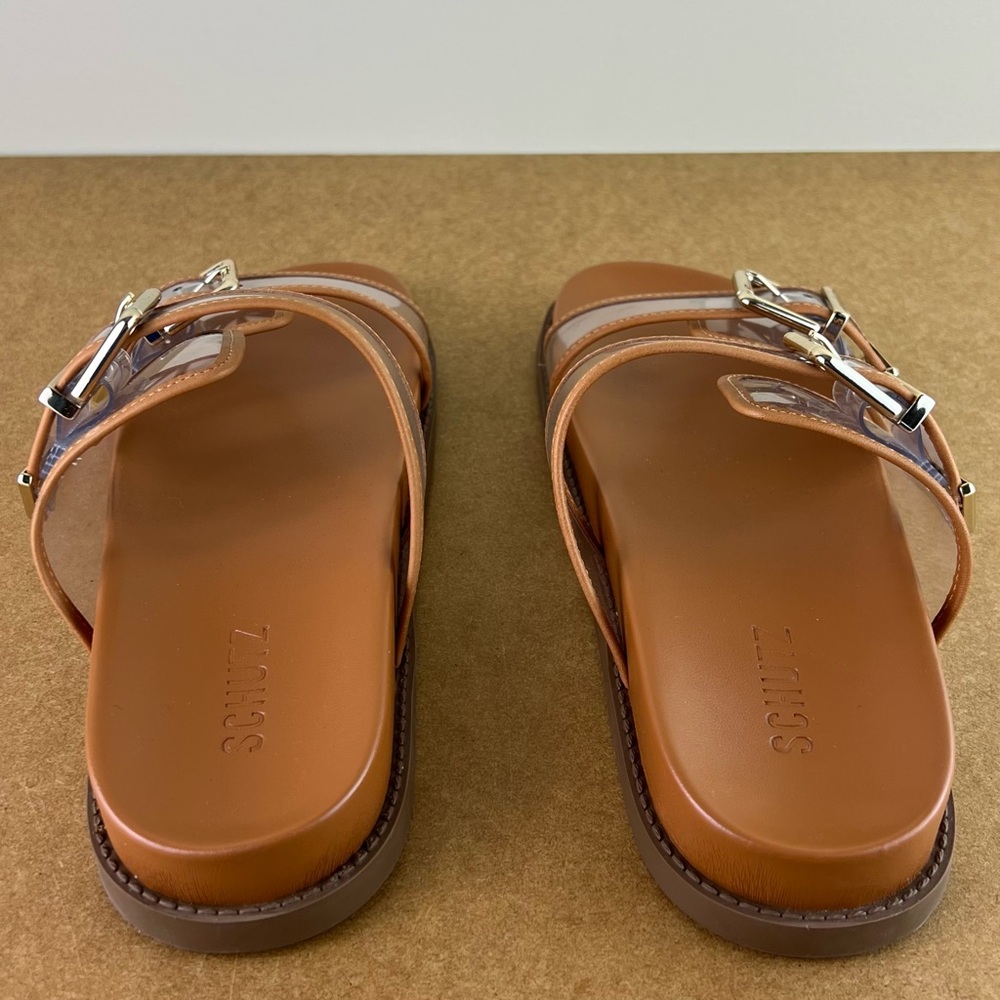 NEW SCHUTZ BROWN SANDALS - Picture 5 of 12